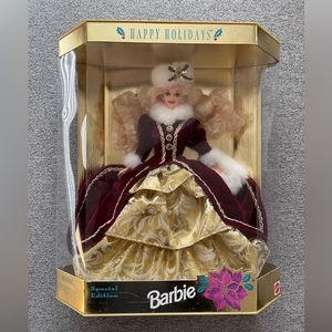 1996 BARBIE Happy Holidays, Special Edition, Mattel # 15646